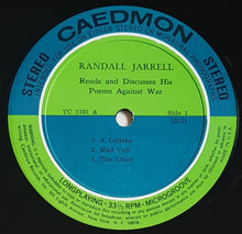 Load image into Gallery viewer, Randall Jarrell - Reads And Discusses His Poems Against War