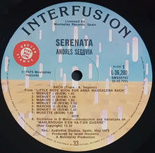 Load image into Gallery viewer, Andres Segovia - Serenata