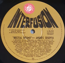 Load image into Gallery viewer, Andres Segovia - Recital Intimo