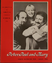 Load image into Gallery viewer, Peter, Paul &amp; Mary - Fourth Australian Tour - August, 1968