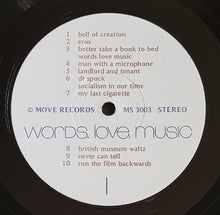 Load image into Gallery viewer, Carter, Sydney - Words, Love, Music