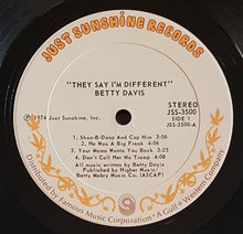 Load image into Gallery viewer, Davis, Betty - They Say I'm Different
