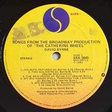 Load image into Gallery viewer, David Byrne - Songs From The Broadway Production Of "The Catherine Wheel"