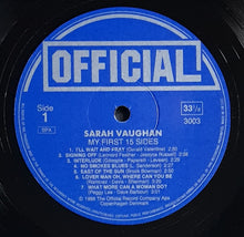 Load image into Gallery viewer, Vaughan, Sarah - My First 15 Sides