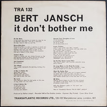 Load image into Gallery viewer, Bert Jansch - It Don't Bother Me