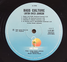 Load image into Gallery viewer, Linton Kwesi Johnson - Bass Culture