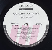 Load image into Gallery viewer, G.G. Allin + Anti-Seen- Murder Junkies