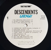 Load image into Gallery viewer, Descendents - Liveage!