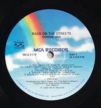 Load image into Gallery viewer, Donnie Iris - Back On The Streets