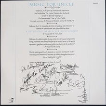 Load image into Gallery viewer, V/A - Music For Unicef Concert (A Gift Of Song)
