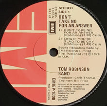 Load image into Gallery viewer, Tom Robinson Band - Don't Take No For An Answer