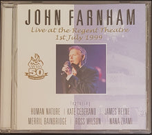 Load image into Gallery viewer, John Farnham - Live At The Regent Theatre 1st July 1999