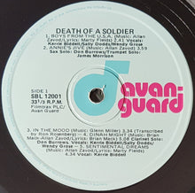 Load image into Gallery viewer, Allan Zavod - Death Of A Soldier -Orig Motion Picture Soundtrack