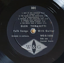 Load image into Gallery viewer, Glen Tomasetti - Folk Songs With Guitar