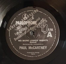 Load image into Gallery viewer, McCartney, Paul- No More Lonely Nights