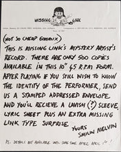 Load image into Gallery viewer, Ian Stephens - Missing Link Mystery Record 10"