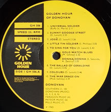 Load image into Gallery viewer, Donovan - Golden Hour Of Donovan