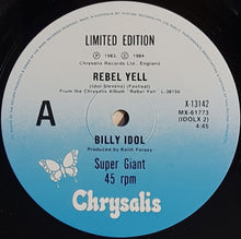 Load image into Gallery viewer, Billy Idol - Rebel Yell