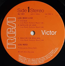 Load image into Gallery viewer, Reed, Lou - Lou Reed Live