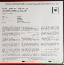Load image into Gallery viewer, Davis, Miles - Miles Davis At Carnegie Hall