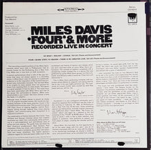 Load image into Gallery viewer, Davis, Miles - 'Four' &amp; More - Recorded Live In Concert