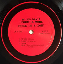 Load image into Gallery viewer, Davis, Miles - 'Four' &amp; More - Recorded Live In Concert