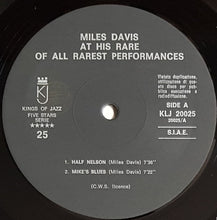 Load image into Gallery viewer, Davis, Miles - At Their Rare Of All Rarest Performances Vol. 1