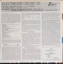 Load image into Gallery viewer, Ilhan Mimaroglu / Luciano Berio /Jacob Druckman- Electronic Music III