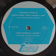 Load image into Gallery viewer, Ilhan Mimaroglu / Luciano Berio /Jacob Druckman- Electronic Music III