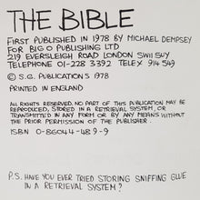 Load image into Gallery viewer, Michael Dempsey - The Bible