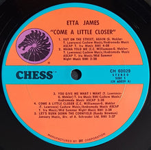 Load image into Gallery viewer, James, Etta - Come A Little Closer
