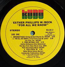 Load image into Gallery viewer, Phillips, Esther - W/BECK - For All We Know