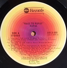 Load image into Gallery viewer, Rufus Featuring Chaka Khan - Rags To Rufus
