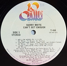 Load image into Gallery viewer, White, Barry - Can't Get Enough
