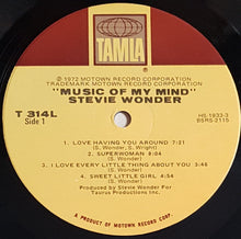Load image into Gallery viewer, Stevie Wonder - Music Of My Mind
