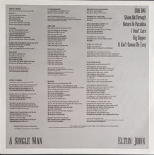 Load image into Gallery viewer, Elton John - A Single Man