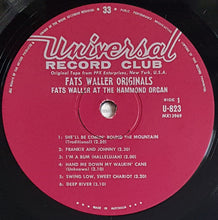 Load image into Gallery viewer, Fats Waller - Fats Waller Originals