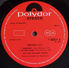 Load image into Gallery viewer, Williams Lifetime, Tony - Emergency!