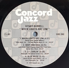Load image into Gallery viewer, Burrell, Kenny - When Lights Are Low