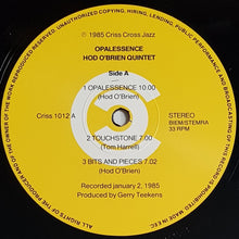 Load image into Gallery viewer, Hod O'Brien Quintet - Opalessence Featuring Tom Harrell And Pepper Adams