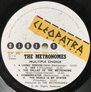 Metronomes - Multiple Choice