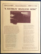 Load image into Gallery viewer, Burnett, Dick &amp; Leonard Rutherford - A Ramblin&#39; Reckless Hobo - The Songs Of