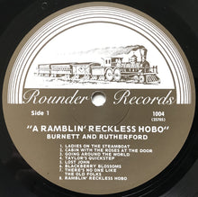 Load image into Gallery viewer, Burnett, Dick &amp; Leonard Rutherford - A Ramblin&#39; Reckless Hobo - The Songs Of