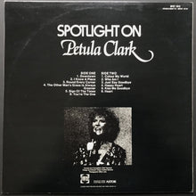 Load image into Gallery viewer, Clark, Petula - Spotlight On Petula Clark Volume One
