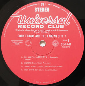 Count Basie - Count Basie And The Kansas City 7