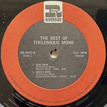 Load image into Gallery viewer, Thelonious Monk - The Best Of Thelonious Monk