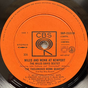 Davis, Miles - Miles & Monk At Newport
