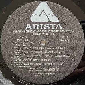 Connors, Norman - This Is Your Life