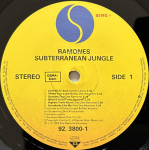 Ramones - Subterranean Jungle