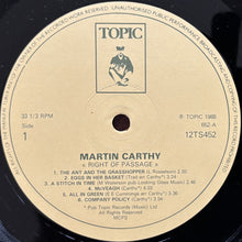 Load image into Gallery viewer, Martin Carthy - Right Of Passage